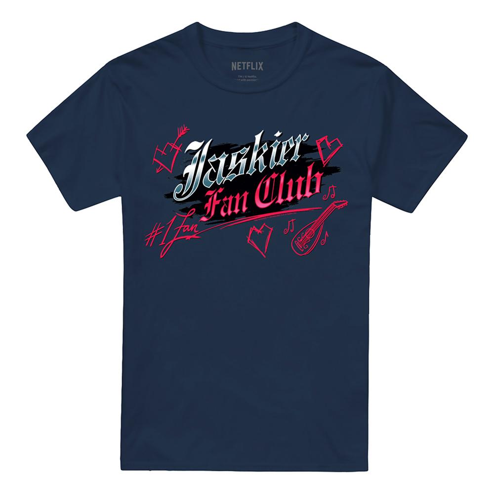 Navy - Front - The Witcher Unisex Adult Jaskier Club T-Shirt