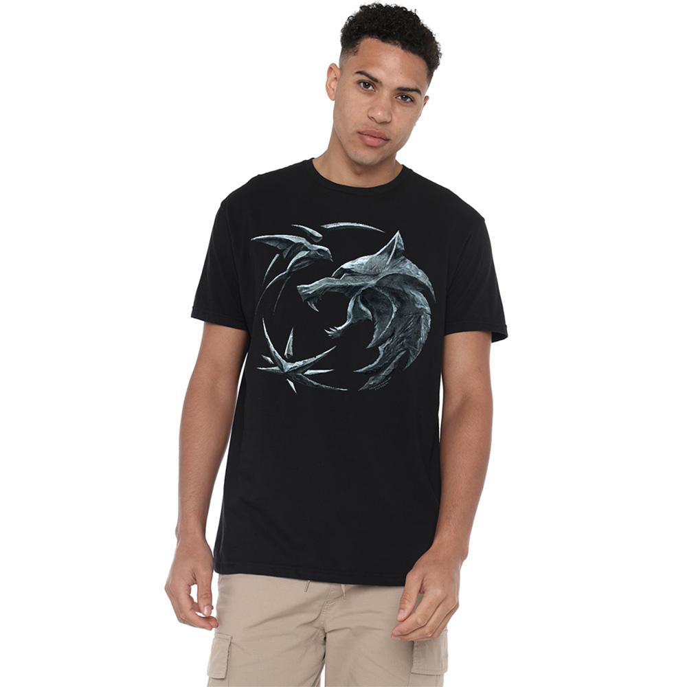 Black - Lifestyle - The Witcher Unisex Adult Destiny Crest T-Shirt
