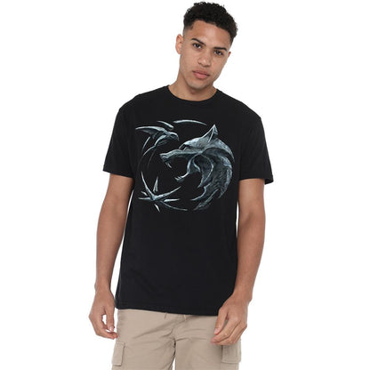 Black - Lifestyle - The Witcher Unisex Adult Destiny Crest T-Shirt