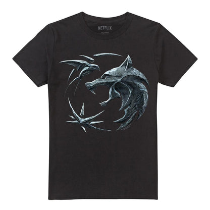 Black - Front - The Witcher Unisex Adult Destiny Crest T-Shirt
