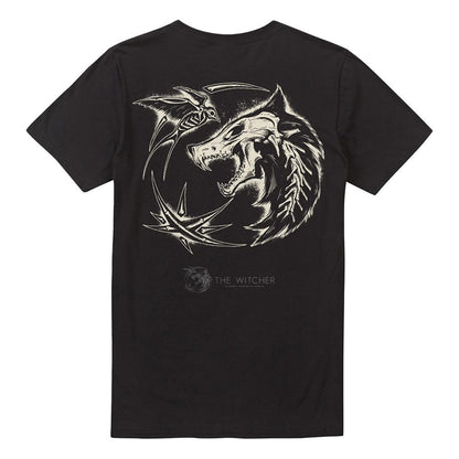 Black - Back - The Witcher Unisex Adult Bones T-Shirt