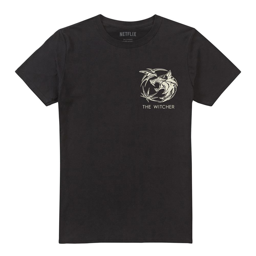 Black - Front - The Witcher Unisex Adult Bones T-Shirt