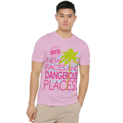 Pink - Lifestyle - 90210 Unisex Adult Tagline T-Shirt