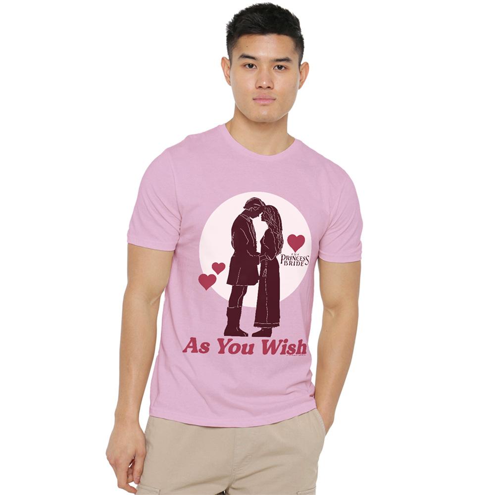 Pink - Lifestyle - The Princess Bride Unisex Adult As You Wish Valentine`s Day T-Shirt