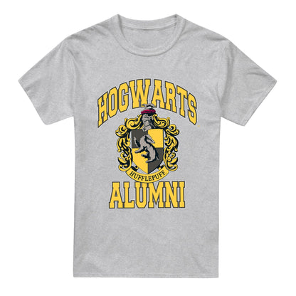 Sports Grey - Front - Harry Potter Mens Alumni Hufflepuff T-Shirt