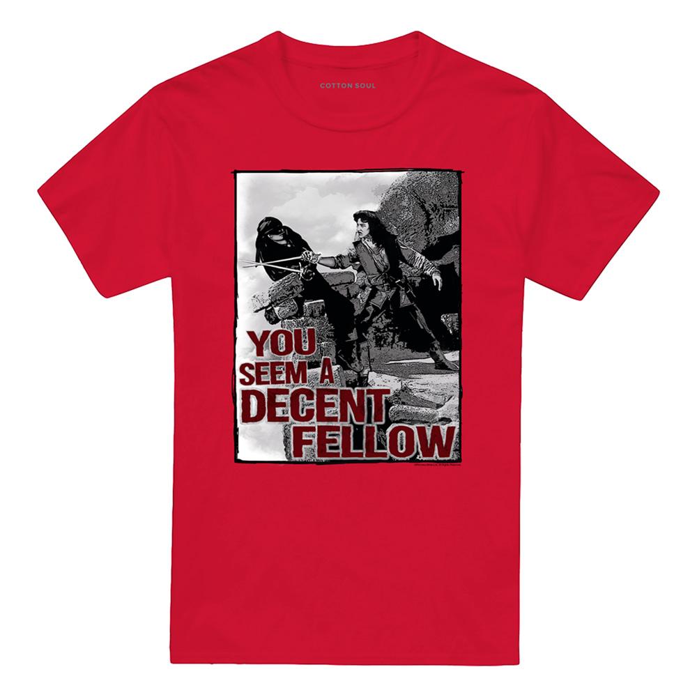 Red - Front - The Princess Bride Unisex Adult Fellow T-Shirt