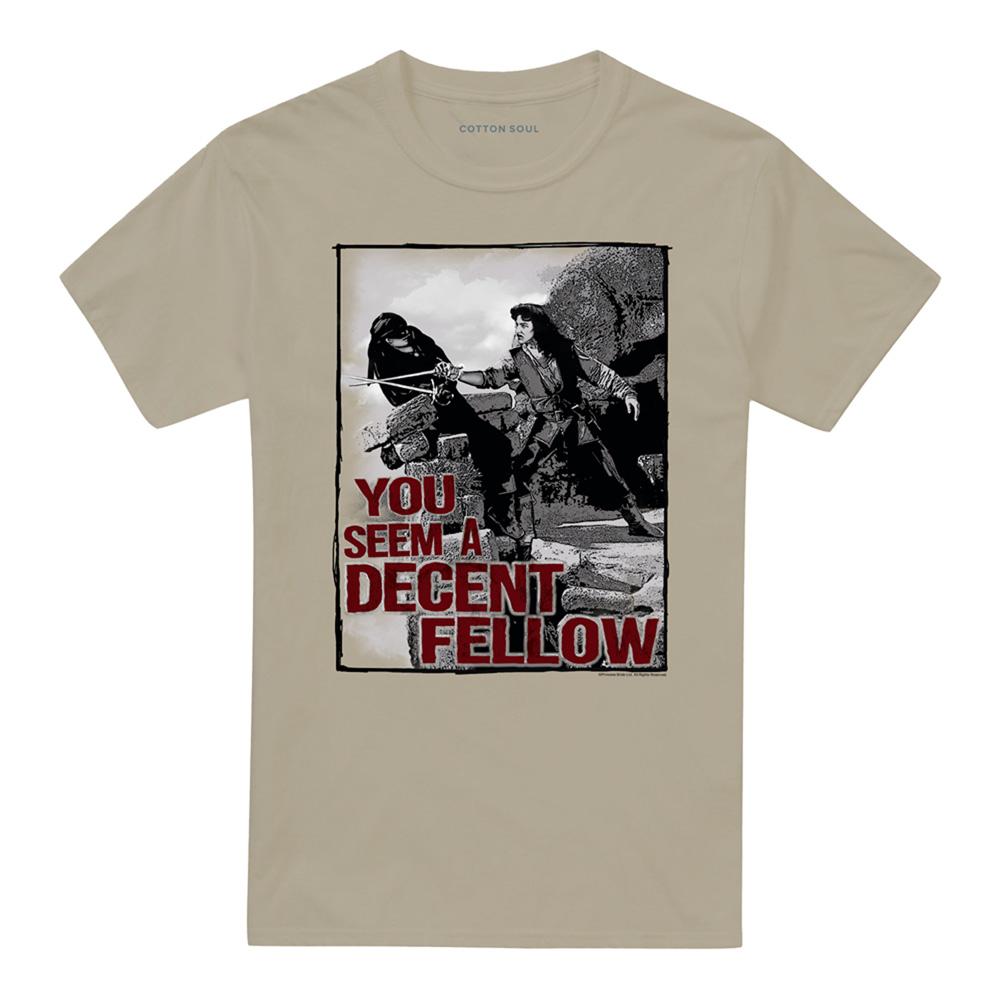 Sand - Front - The Princess Bride Unisex Adult Fellow T-Shirt
