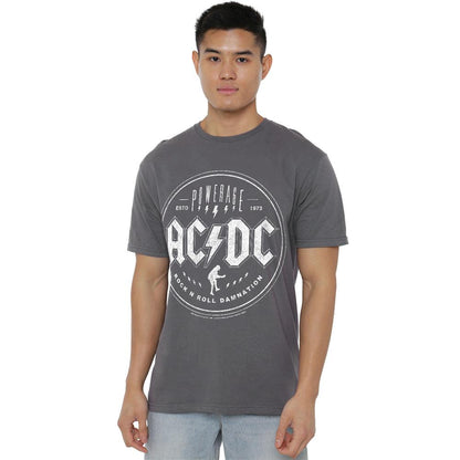 Charcoal - Lifestyle - AC-DC Unisex Adult Powerage T-Shirt