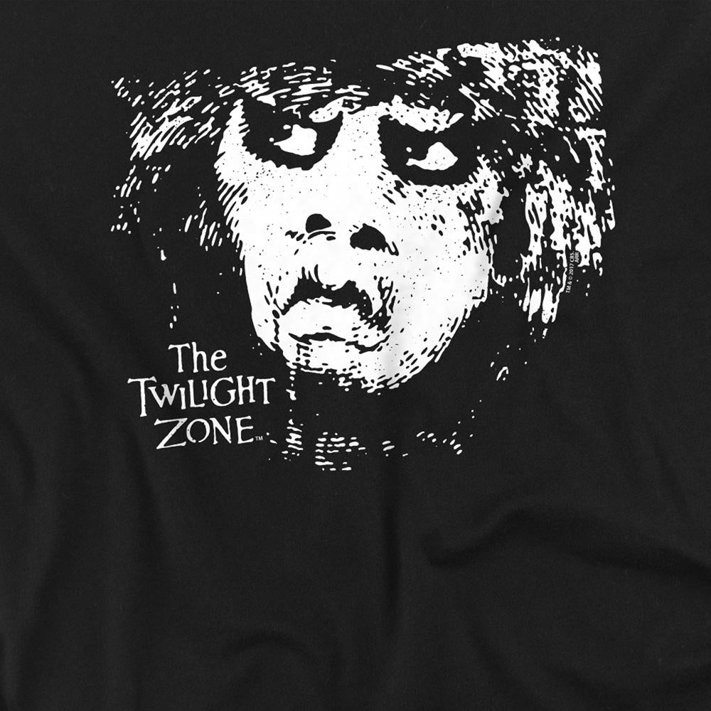 Black - Side - The Twilight Zone Unisex Adult Winger Long-Sleeved T-Shirt