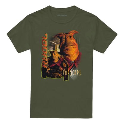 Military Green - Front - Farscape Unisex Adult Rygel T-Shirt