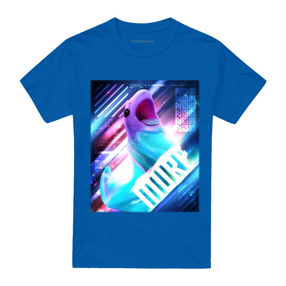 Royal Blue - Front - Star Trek: Prodigy Unisex Adult Nom Nom Nom Murf Poster T-Shirt