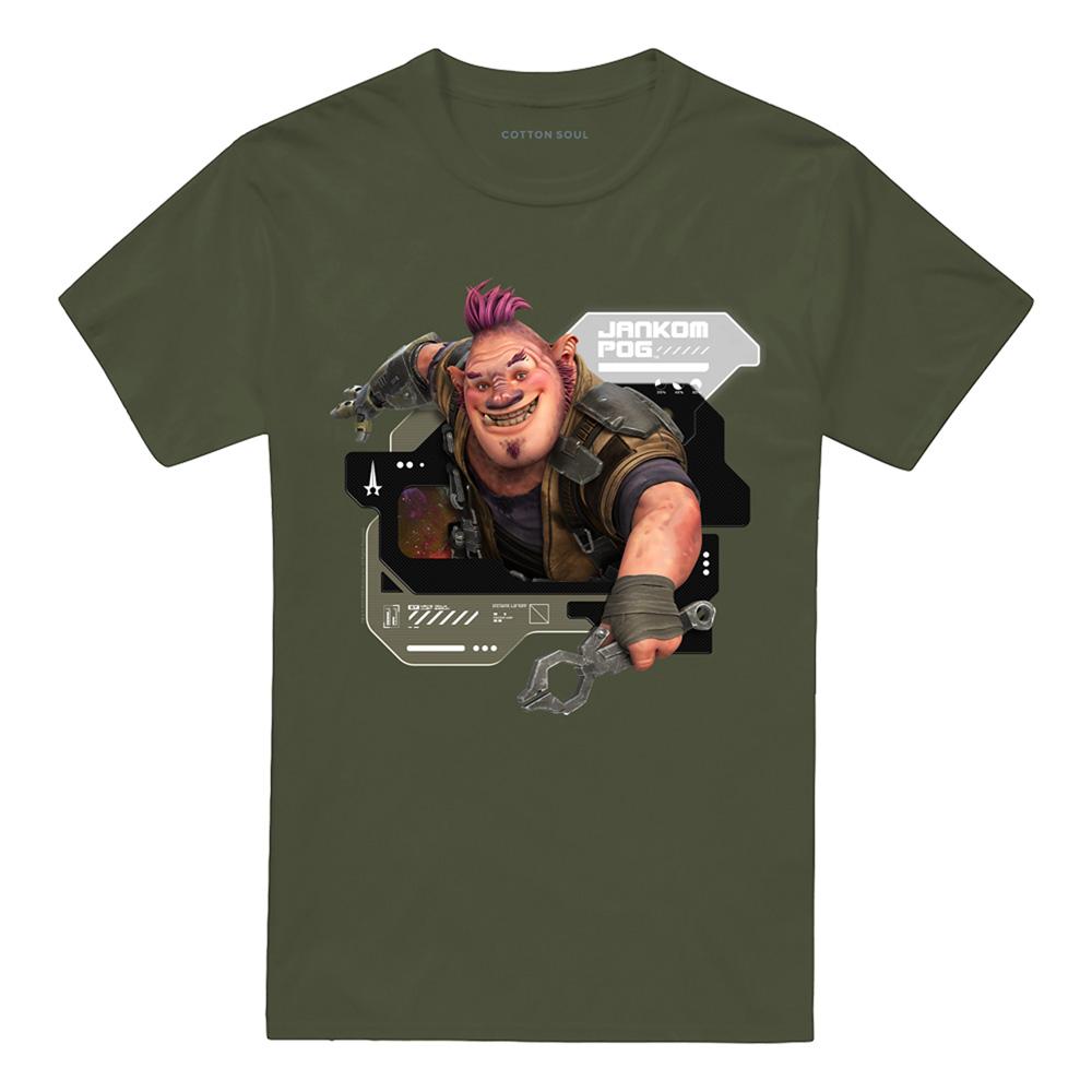 Military Green - Front - Star Trek: Prodigy Unisex Adult The Engineer Jankom Pog T-Shirt