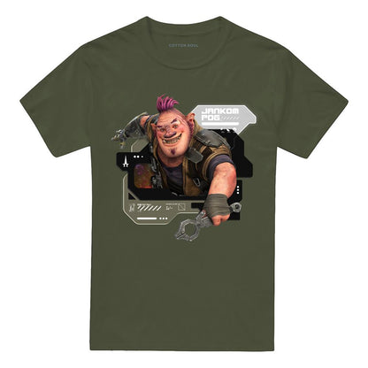 Military Green - Front - Star Trek: Prodigy Unisex Adult The Engineer Jankom Pog T-Shirt
