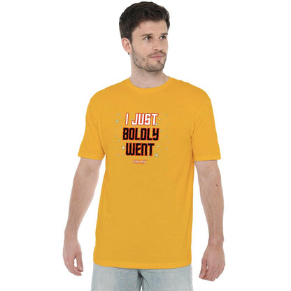 Gold - Lifestyle - Star Trek Unisex Adult I Just Boldly Went T-Shirt