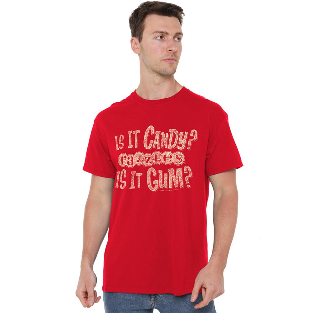 Red - Lifestyle - Dubble Bubble Unisex Adult Razzles What Is This T-Shirt