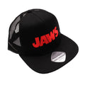 Black - Side - Jaws Mens Logo Snapback Baseball Cap