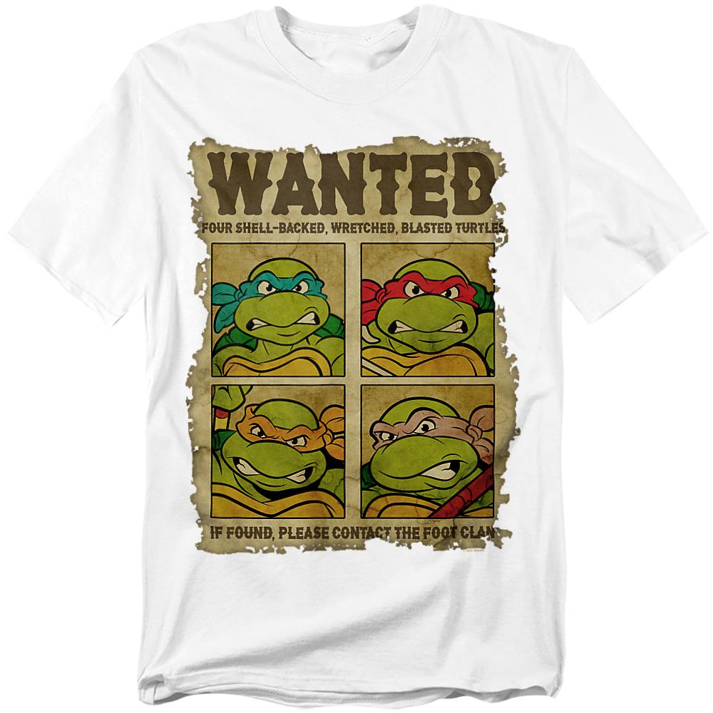 White - Front - Teenage Mutant Ninja Turtles Unisex Adult Shredder´s Most Wanted T-Shirt