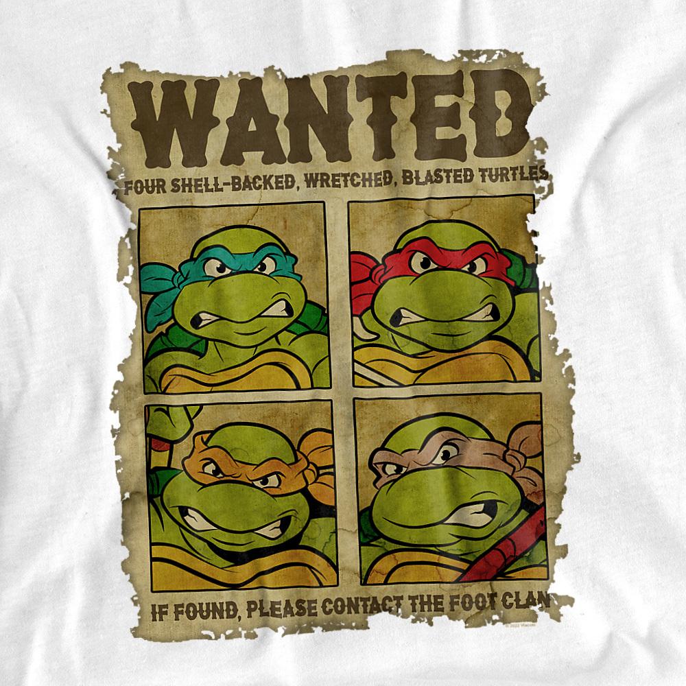 White - Back - Teenage Mutant Ninja Turtles Unisex Adult Shredder´s Most Wanted T-Shirt