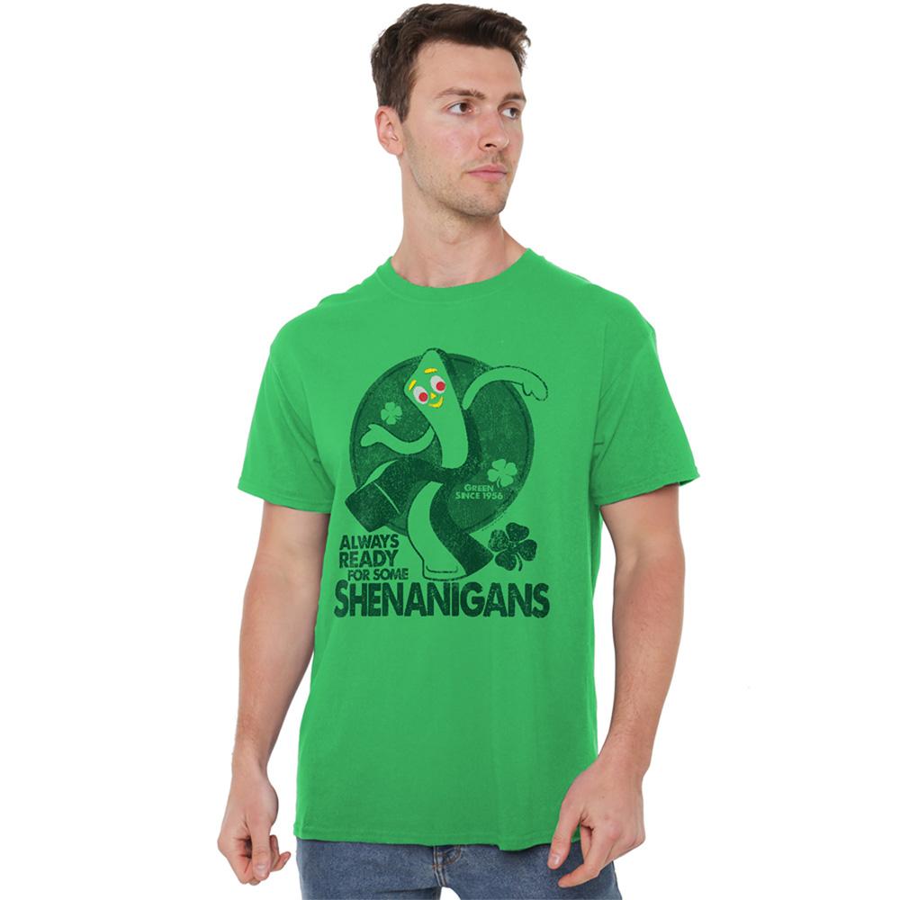 Kelly Green - Lifestyle - Gumby Unisex Adult More Shenanigans T-Shirt