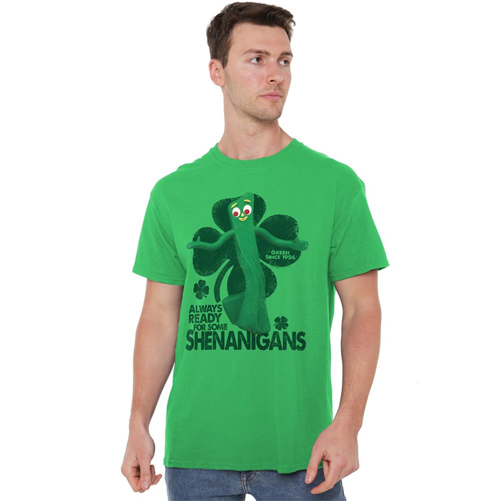Kelly Green - Lifestyle - Gumby Unisex Adult Shenanigans T-Shirt