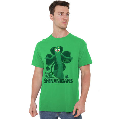Kelly Green - Lifestyle - Gumby Unisex Adult Shenanigans T-Shirt