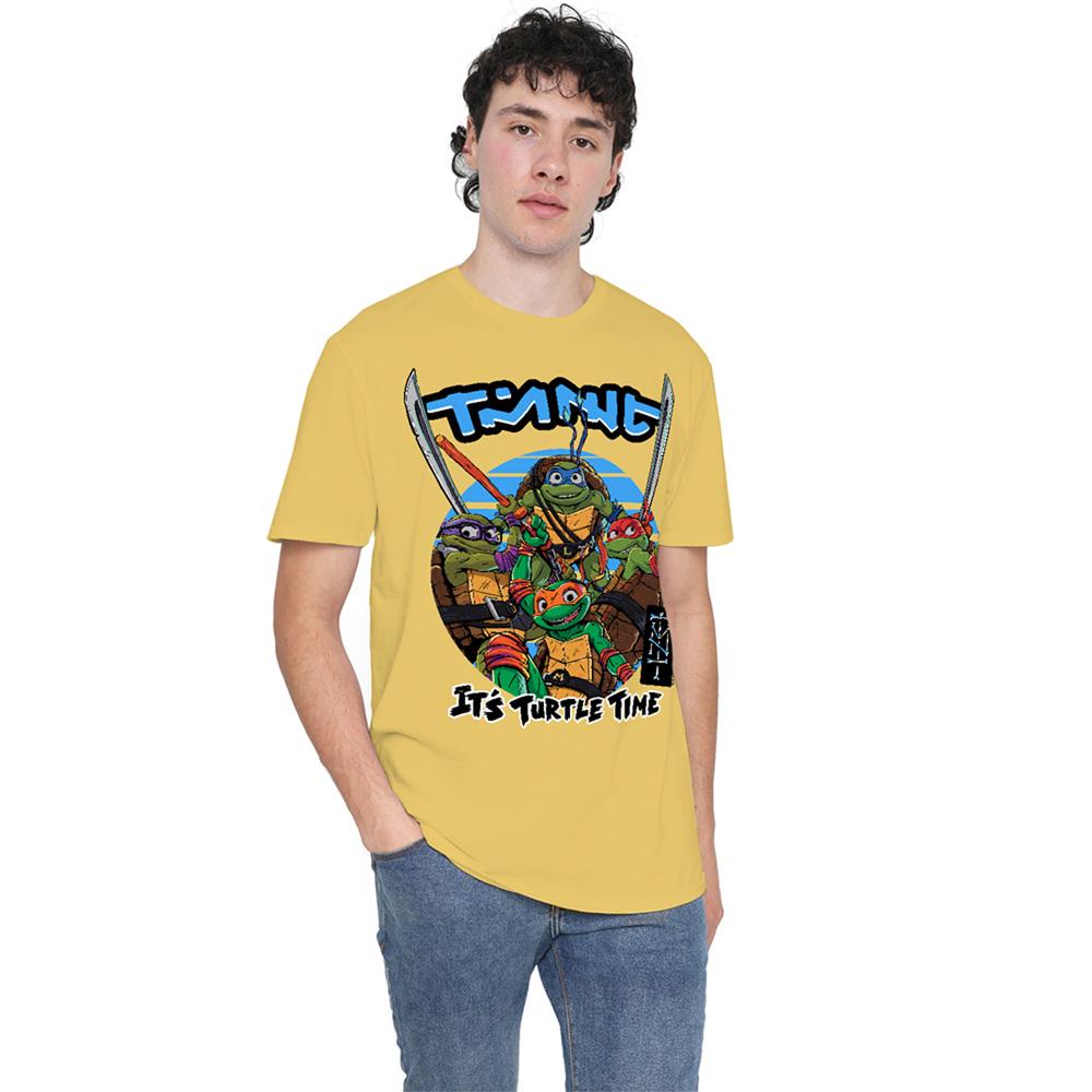 Banana Yellow - Lifestyle - Teenage Mutant Ninja Turtles: Mutant Mayhem Unisex Adult Sundown Group T-Shirt