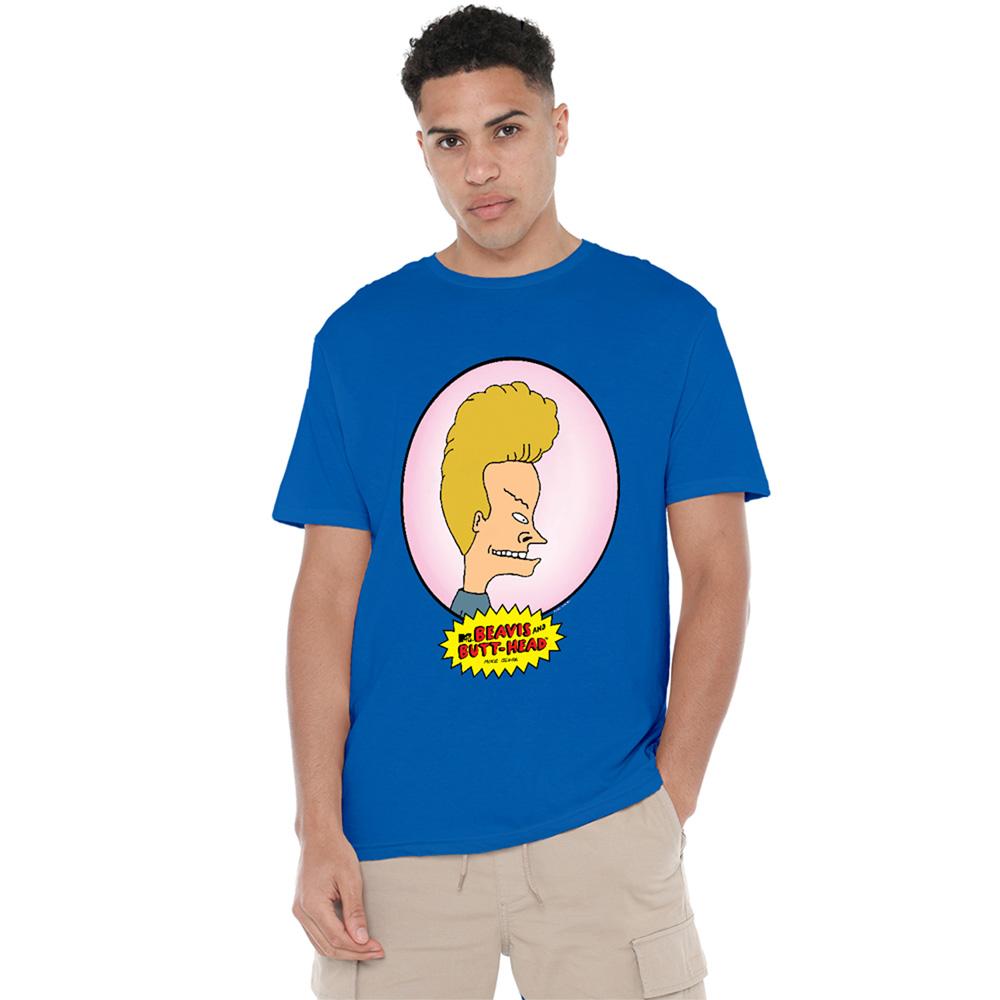 Royal Blue - Lifestyle - Beavis & Butthead Unisex Adult Portrait T-Shirt