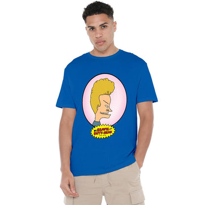 Royal Blue - Lifestyle - Beavis & Butthead Unisex Adult Portrait T-Shirt