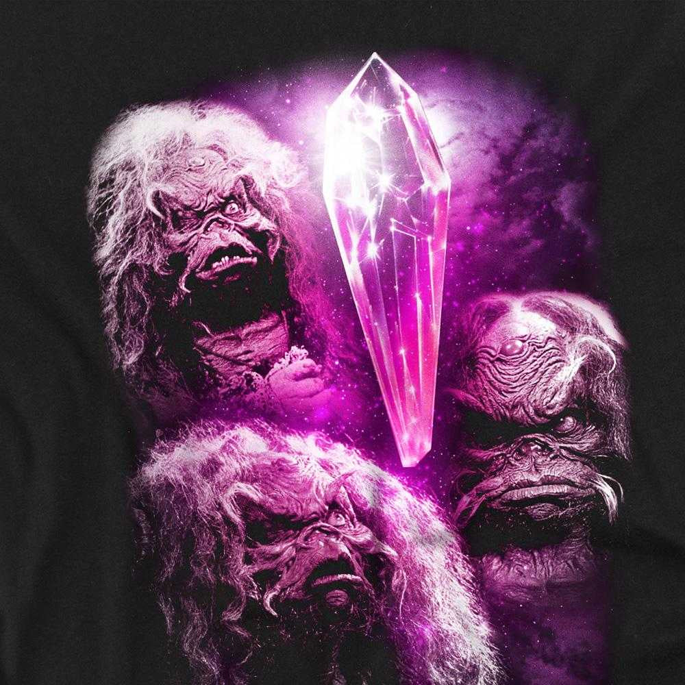 Black - Side - Dark Crystal Unisex Adult Howling Long-Sleeved T-Shirt