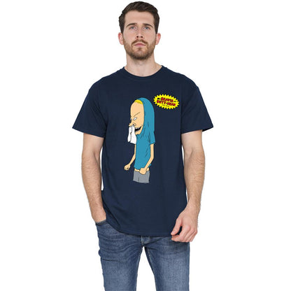 Navy - Lifestyle - Beavis & Butthead Unisex Adult Toilet Paper For Carnholio T-Shirt