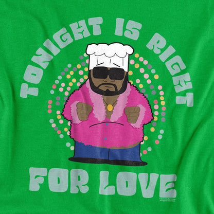 Kelly Green - Side - South Park Unisex Adult Tonight Is Right Chef T-Shirt