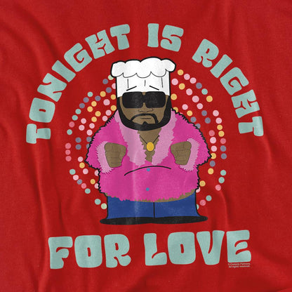 Red - Side - South Park Unisex Adult Tonight Is Right Chef T-Shirt