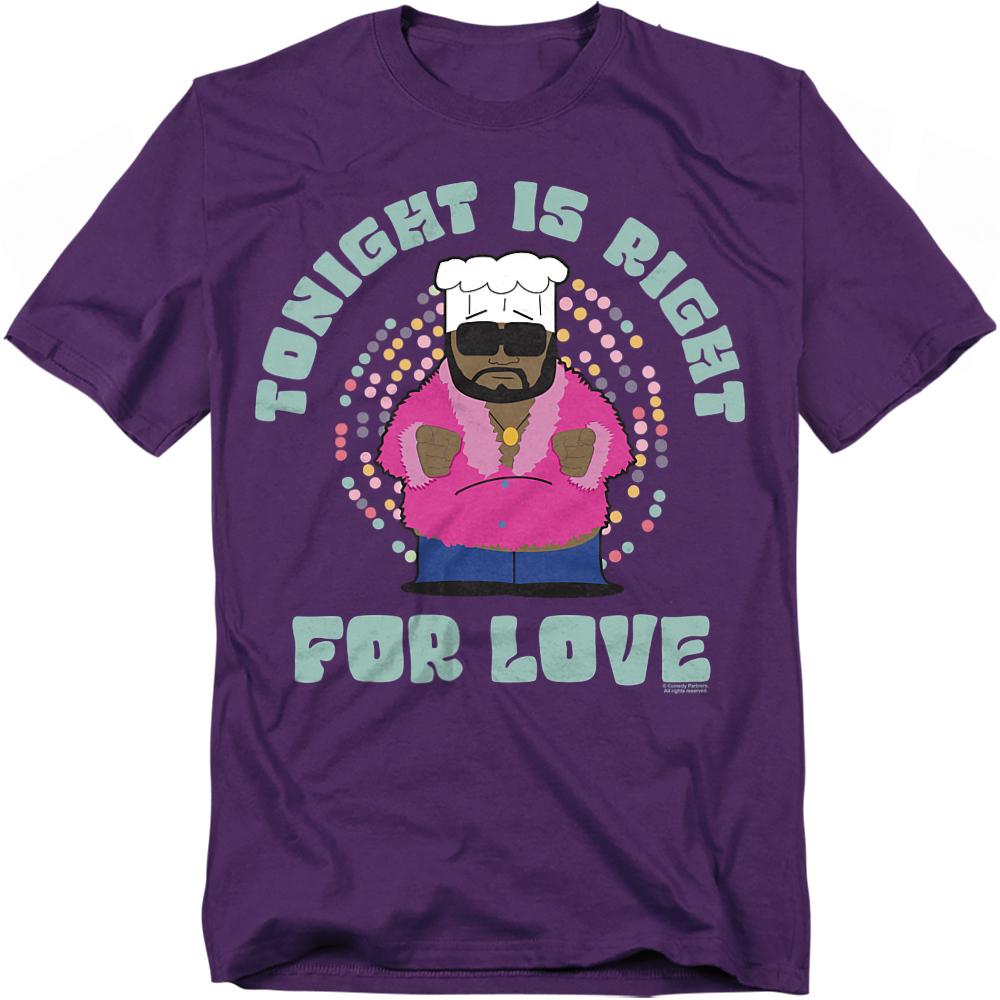 Purple - Front - South Park Unisex Adult Tonight Is Right Chef T-Shirt