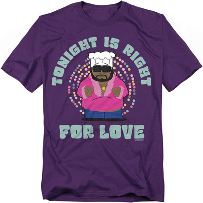 Purple - Front - South Park Unisex Adult Tonight Is Right Chef T-Shirt