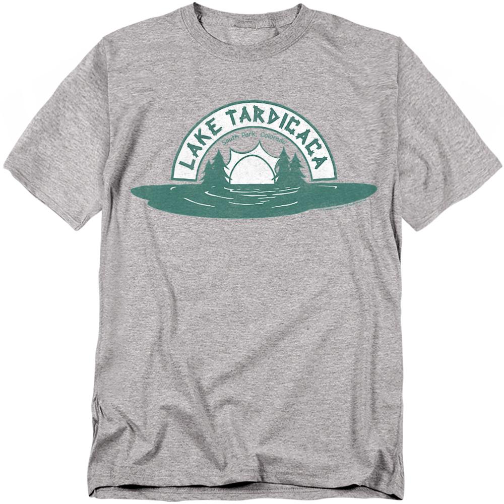 Athletic Heather - Front - South Park Unisex Adult Lake Tardicaca T-Shirt
