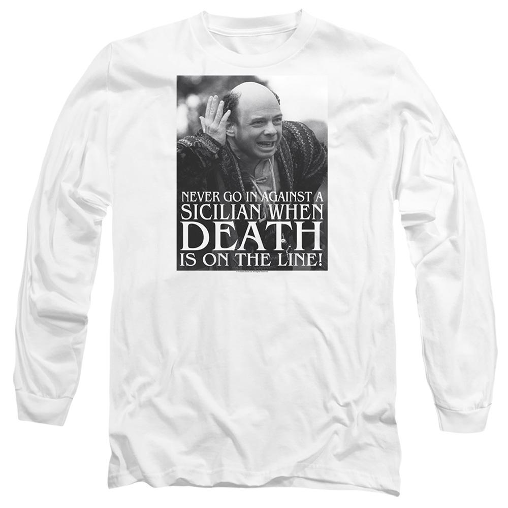 White - Front - The Princess Bride Unisex Adult Sicilian Long-Sleeved T-Shirt