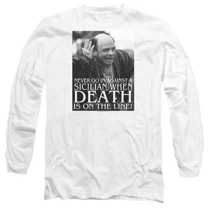 White - Front - The Princess Bride Unisex Adult Sicilian Long-Sleeved T-Shirt