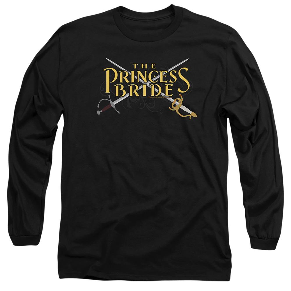 Black - Front - The Princess Bride Unisex Adult Swords Long-Sleeved T-Shirt