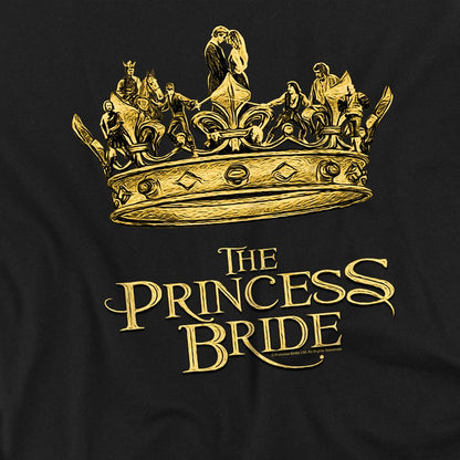 Black - Side - The Princess Bride Unisex Adult Crown Long-Sleeved T-Shirt