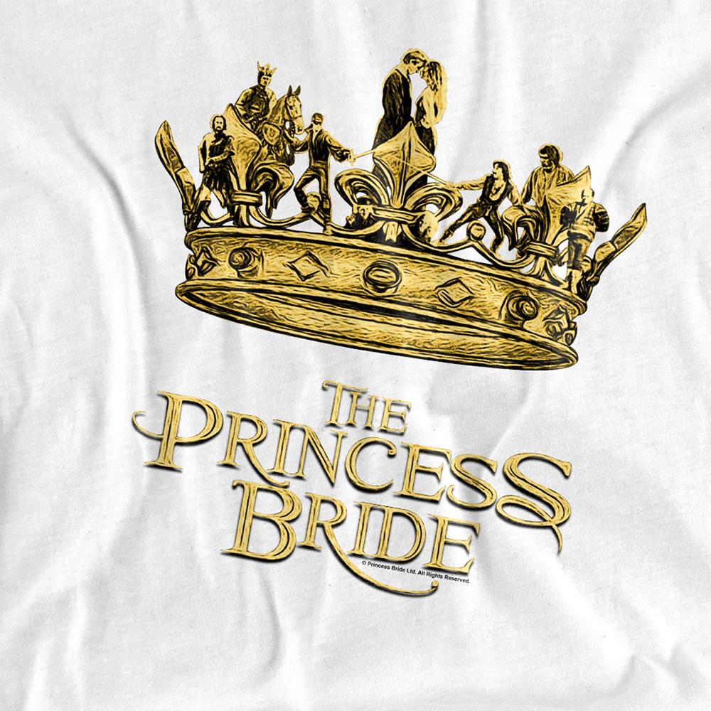 White - Side - The Princess Bride Unisex Adult Crown Long-Sleeved T-Shirt