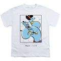 White - Front - Aladdin Childrens-Kids 100th Anniversary Edition Genie T-Shirt