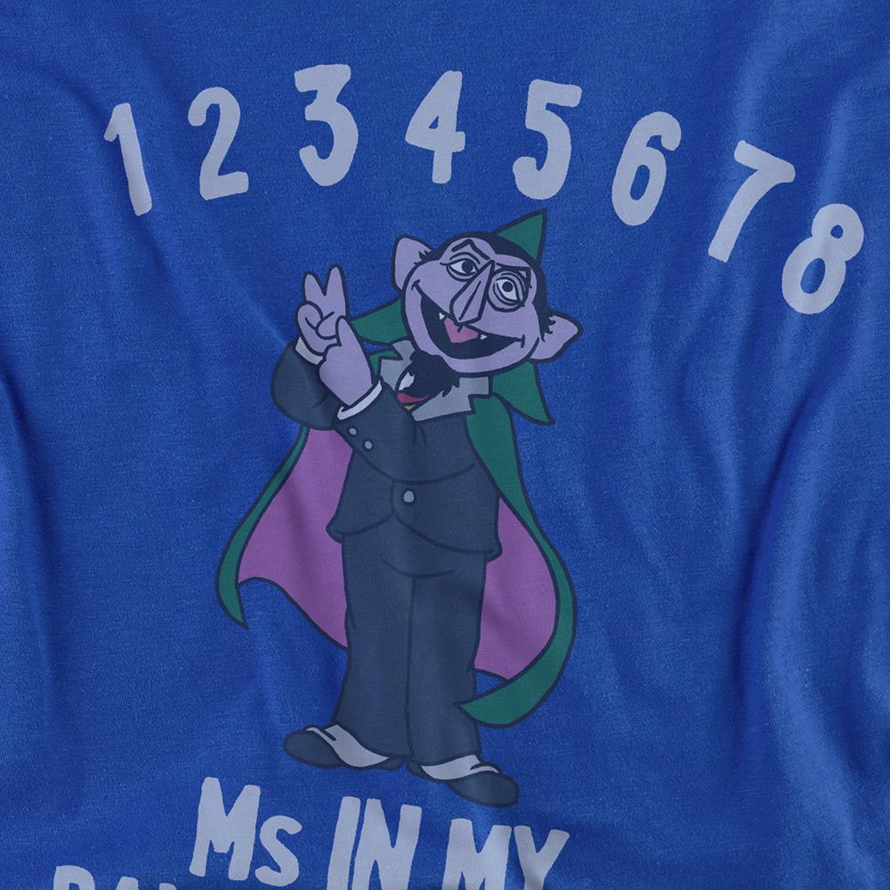 Royal Blue - Side - Sesame Street Unisex Adult Ms In My Bank Account Long-Sleeved T-Shirt