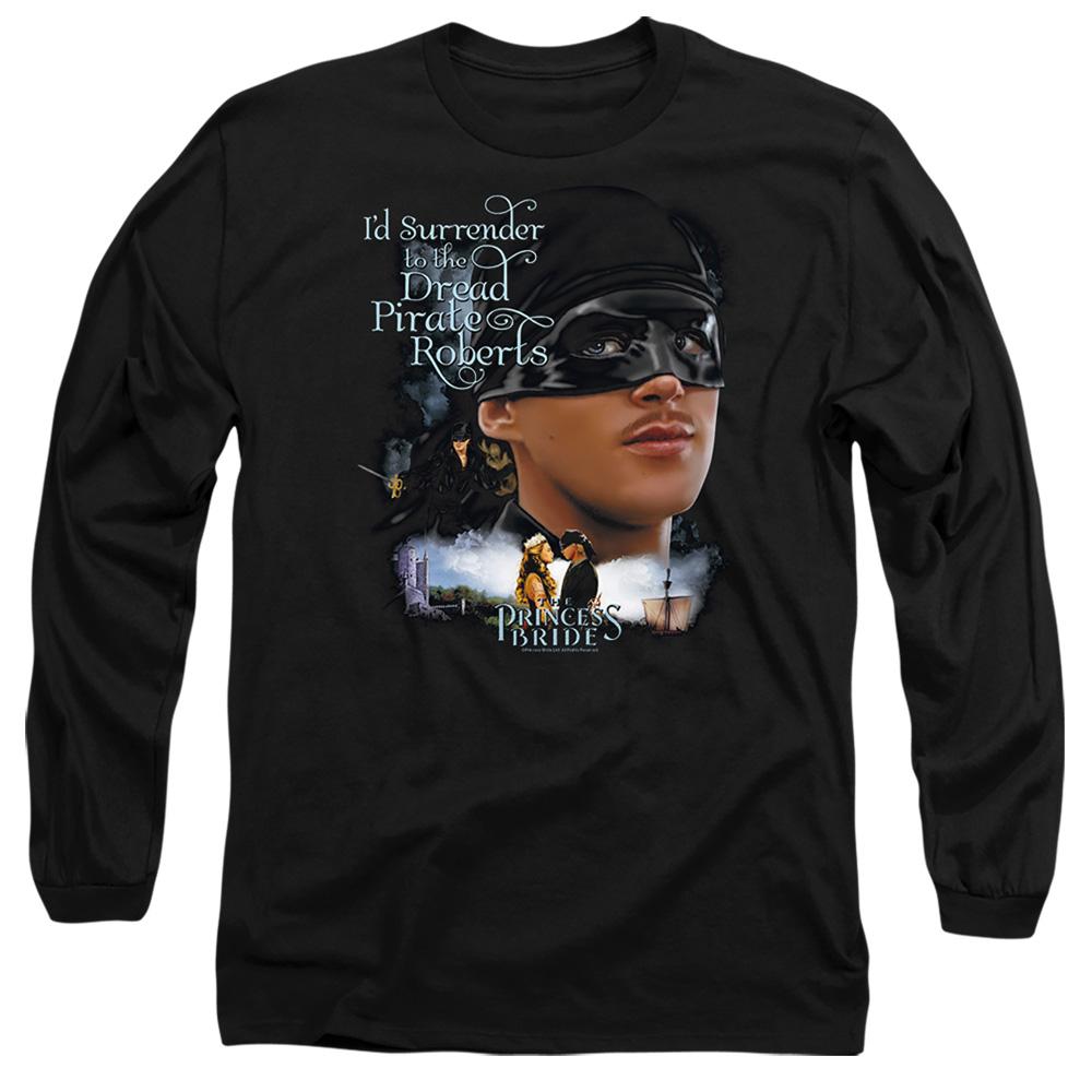 Black - Front - The Princess Bride Unisex Adult Surrender Long-Sleeved T-Shirt