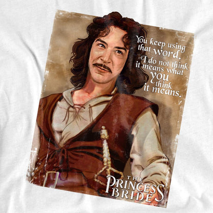 White - Side - The Princess Bride Unisex Adult Word Long-Sleeved T-Shirt