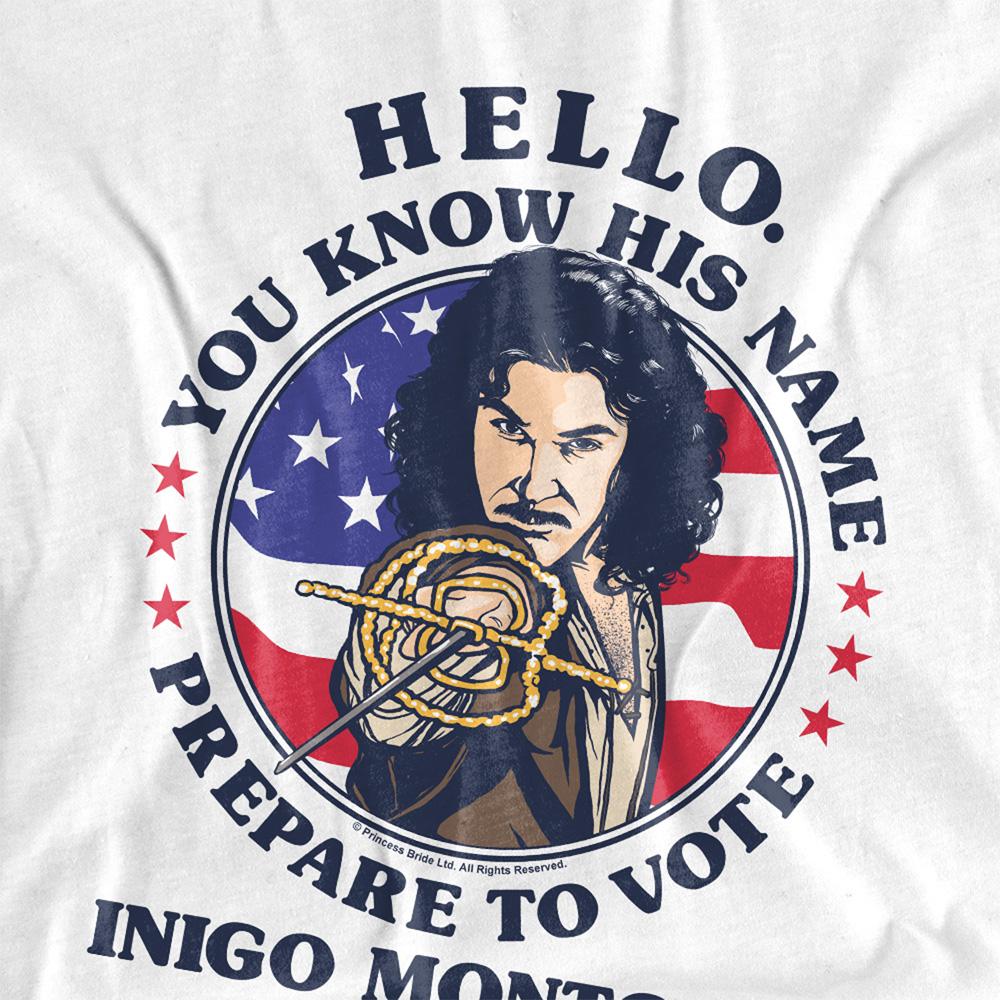 White - Side - The Princess Bride Unisex Adult Prepare To Vote Inigo Montoya Long-Sleeved T-Shirt