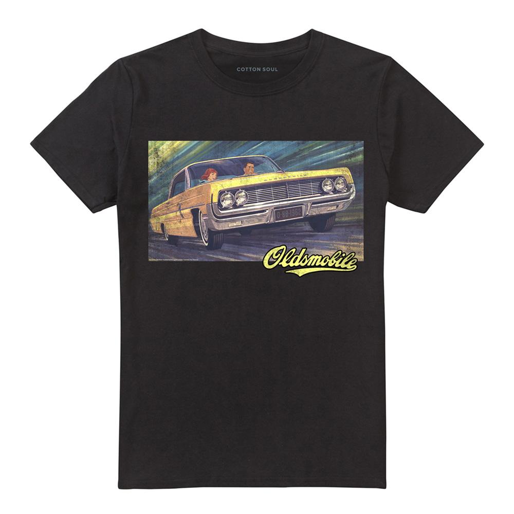 Black - Front - Oldsmobile Unisex Adult Coupe Painting T-Shirt