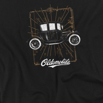 Black - Side - Oldsmobile Unisex Adult 1912 Defender Long-Sleeved T-Shirt