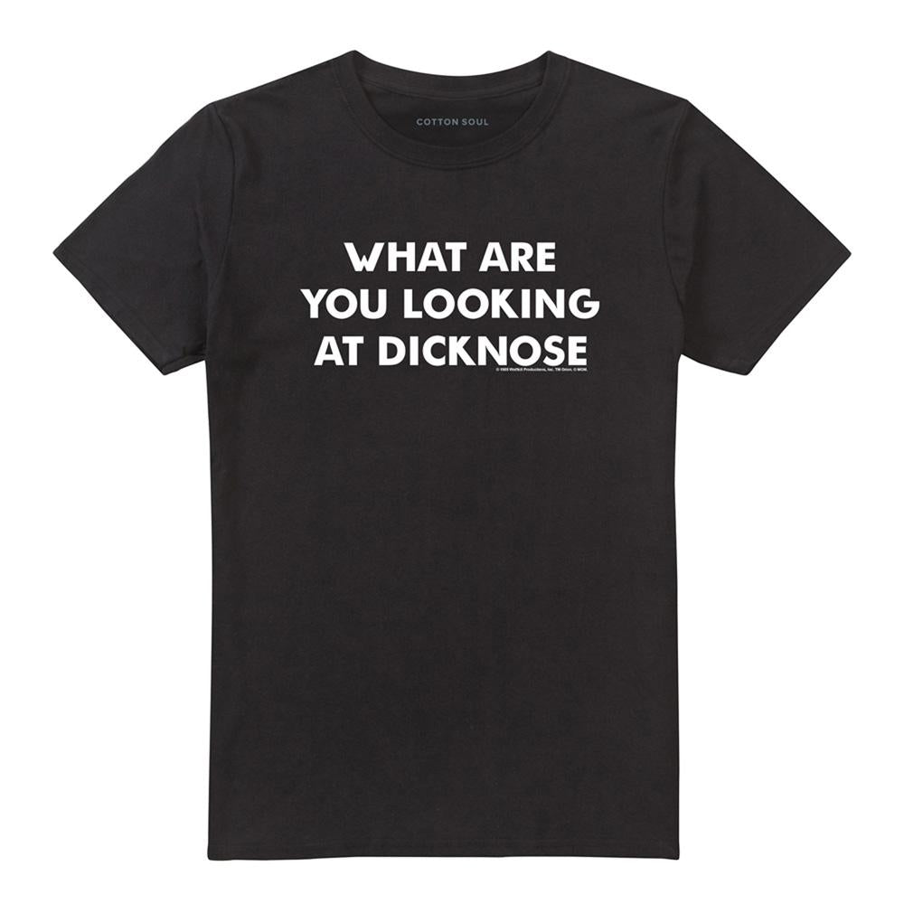 Black - Front - Teen Wolf Unisex Adult Looking At T-Shirt