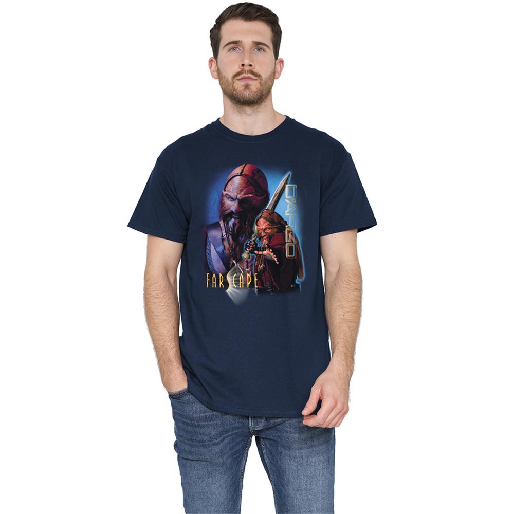 Navy - Side - Farscape Unisex Adult Ka D´Argo T-Shirt