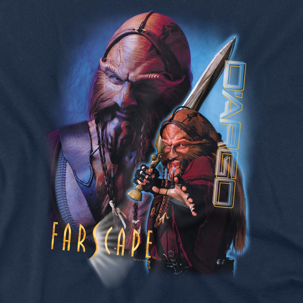 Navy - Pack Shot - Farscape Unisex Adult Ka D´Argo T-Shirt